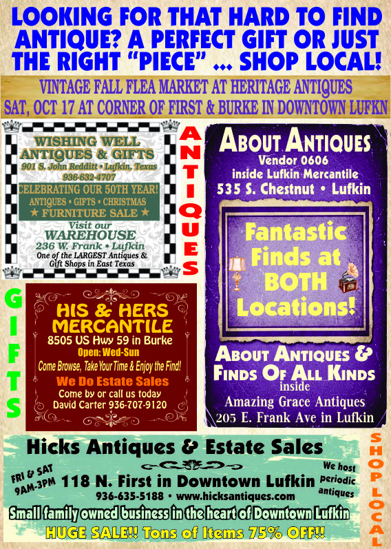 Antique Shop Local  Ad