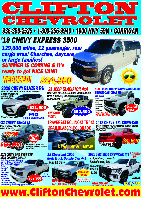 Clifton Chevrolet Ad