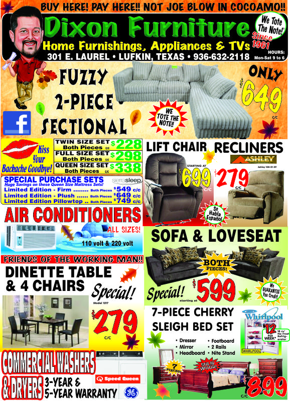 Dixon Furniture Ad