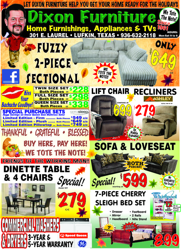 Dixon Furniture Ad