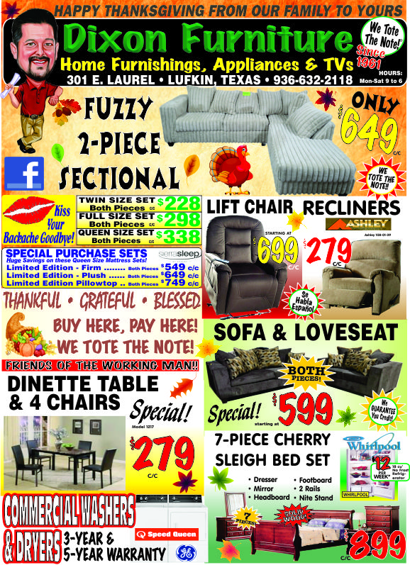 Dixon Furniture Ad