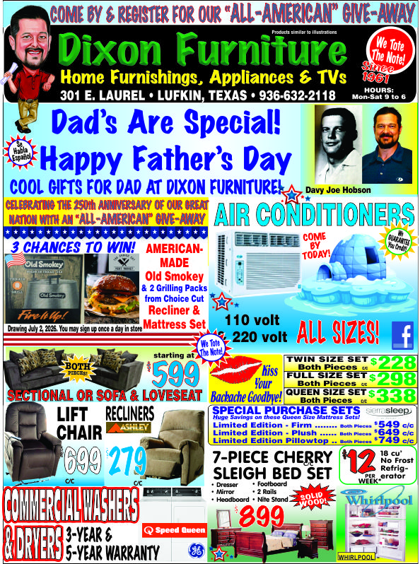 Dixon Furniture Ad