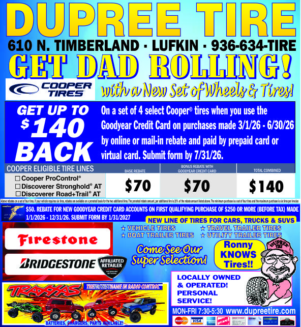 Dupree Tire Ad