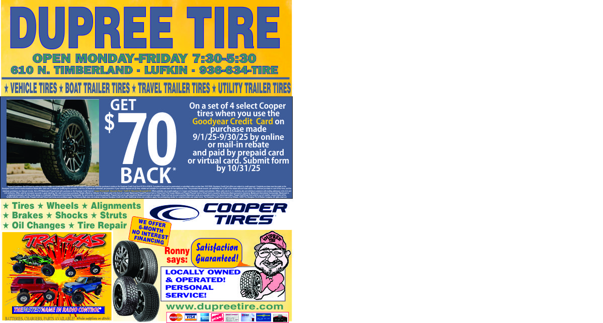 Dupree Tire Ad