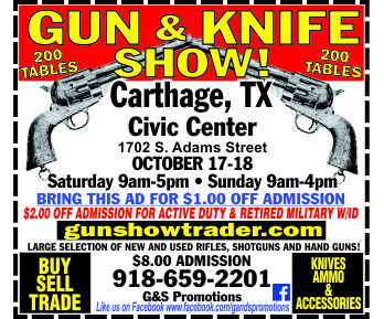 Gun Show Carthage Ad