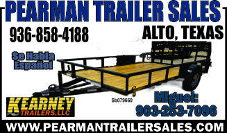 Pearman Trailer Sales Ad