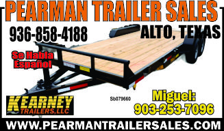 Pearman Trailer Sales Ad