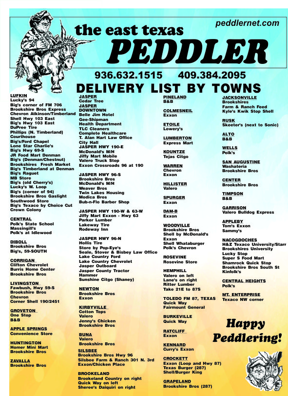 Peddler Delivery Ad