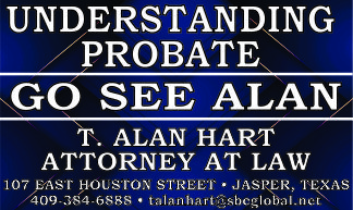 Alan Hart Probate Ad