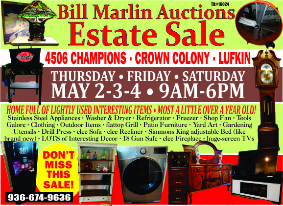 Bill Marlin NO Auction Ad