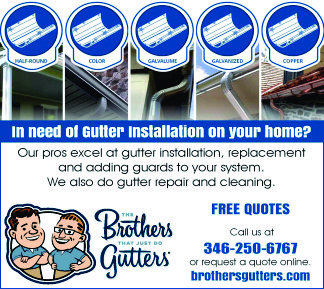 Brothers Gutters Ad