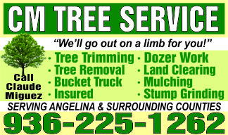 CM Tree Service Ad