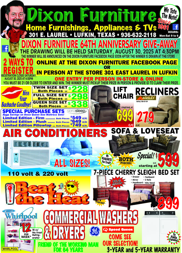 Dixon Furniture Ad