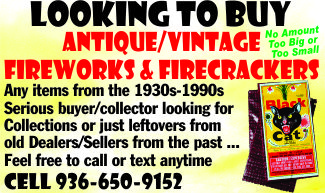 Firework & Firecracker Buyer Ad