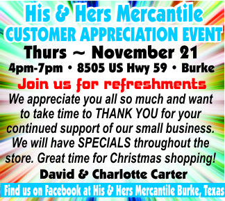 His & Hers Mercantile Ad