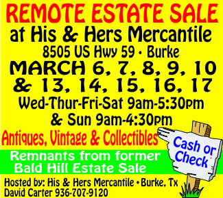 His & Hers Estate Sale Ad