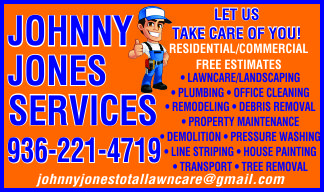 Johnny Jones Services Ad