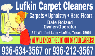 Lufkin Carpet Cleaners Ad