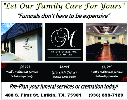 Mcnutt Funeral Home & Crematory Ad