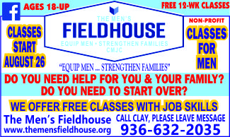 Mens Fieldhouse Ad