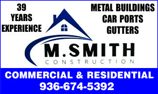 M. Smith Construction Ad
