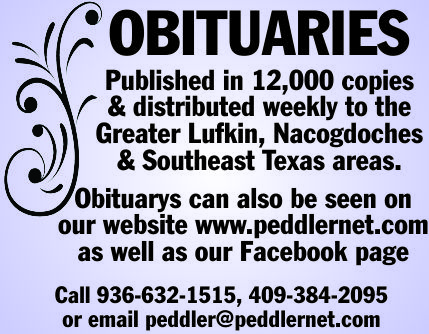 Peddler Obituary Ad