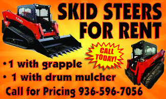 Skid Steer Rentals Ad